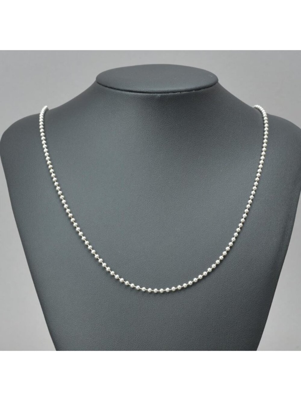 Tiffany & Co Polished Ball Chain Necklace 86 Long - Picture 2 of 7